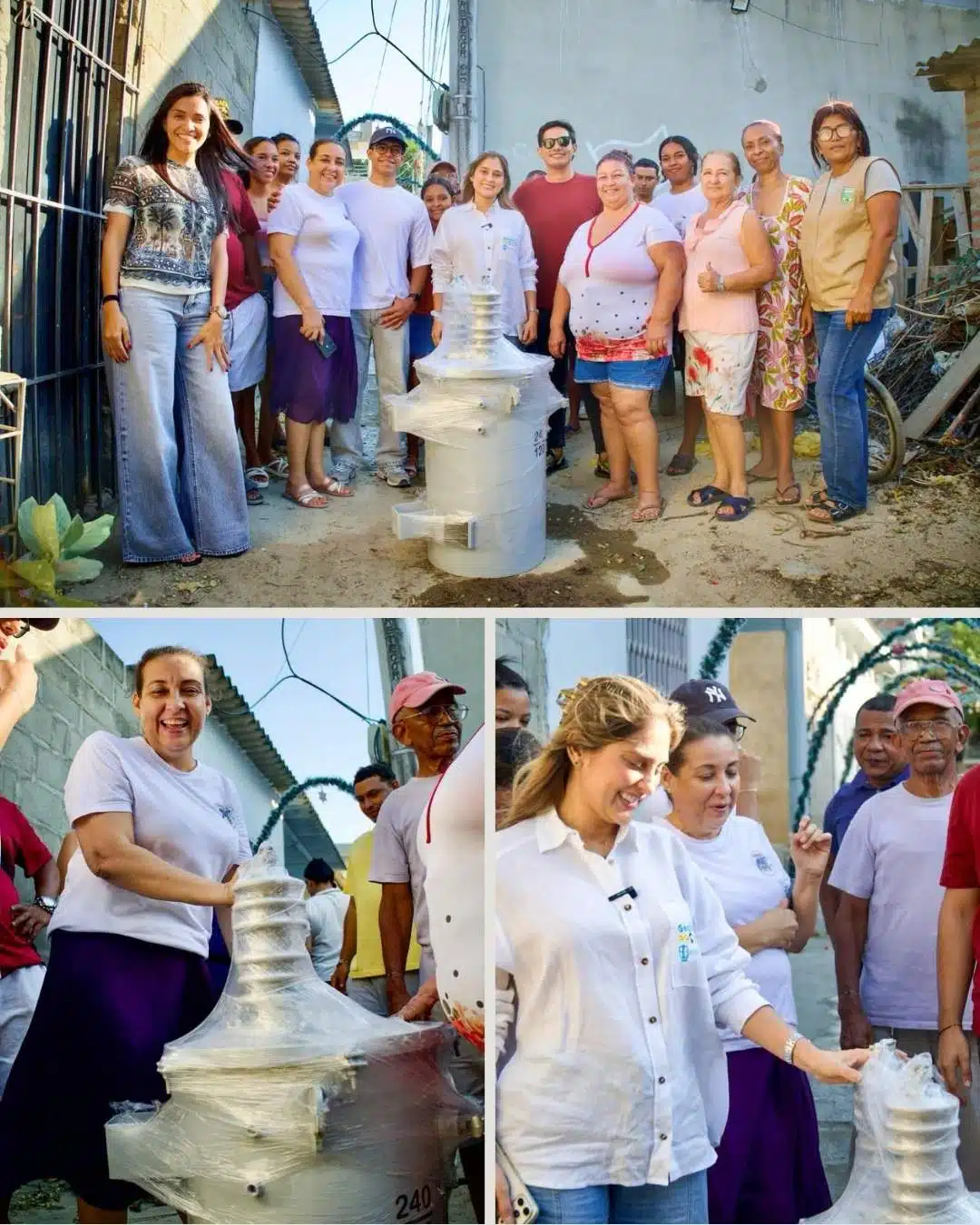 Alcaldía de Santa Marta cumplió compromiso con el barrio María Cecilia y entregó transformador eléctrico
