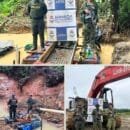 Armada de Colombia intensifica ofensiva en contra de la minería ilegal Armada de Colombia refuerza operaciones para frenar la minería ilegal