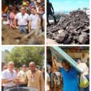 Alcalde Carlos Pinedo Cuello acompaña permanentemente a la comunidad de Vista al Mar tras la emergencia