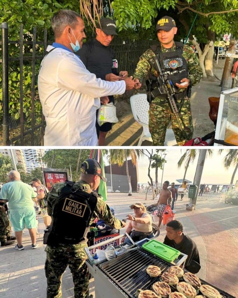 Gaula Militar fortalece campaña contra la extorsión en el Rodadero