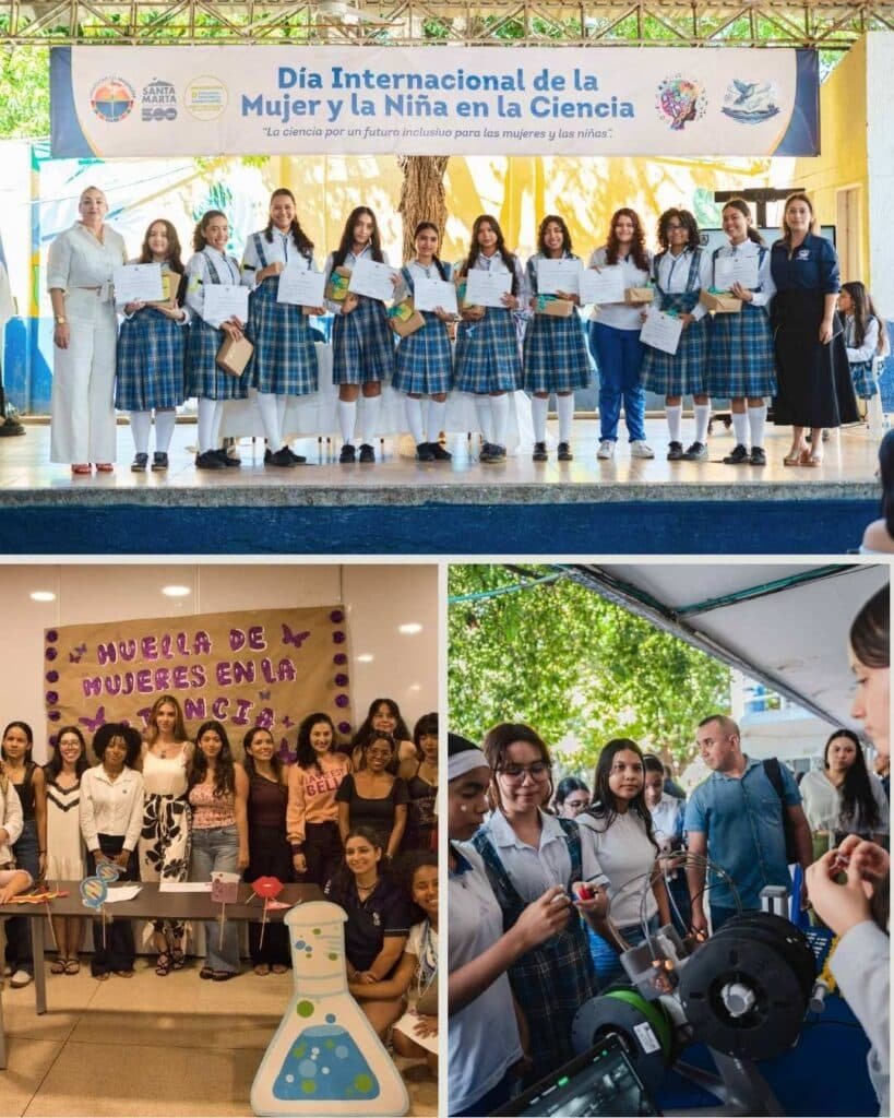 UNIMAGDALENA promueve el saber científico en el Día de la Mujer y la Niña en la Ciencia