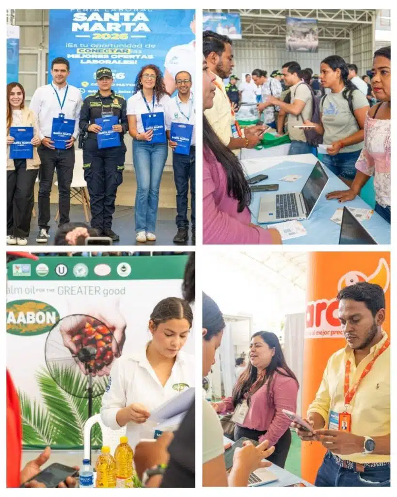 Con éxito total y más de 5.000 registrados, cierra la Feria Laboral Santa Marta 2026