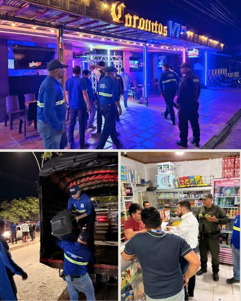 Dadsa refuerza operativos de control al ruido en establecimientos de Santa Marta