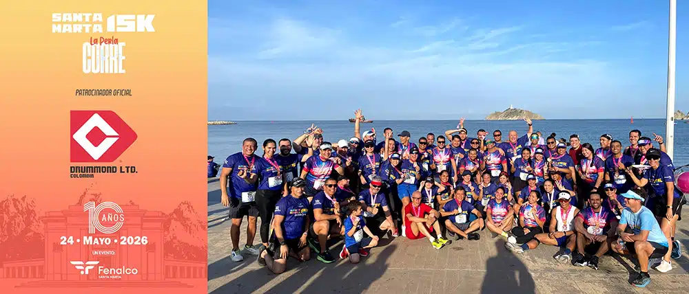 Drummond Ltd y Fenalco impulsan los 10 años de Santa Marta 15K ‘La Perla Corre’