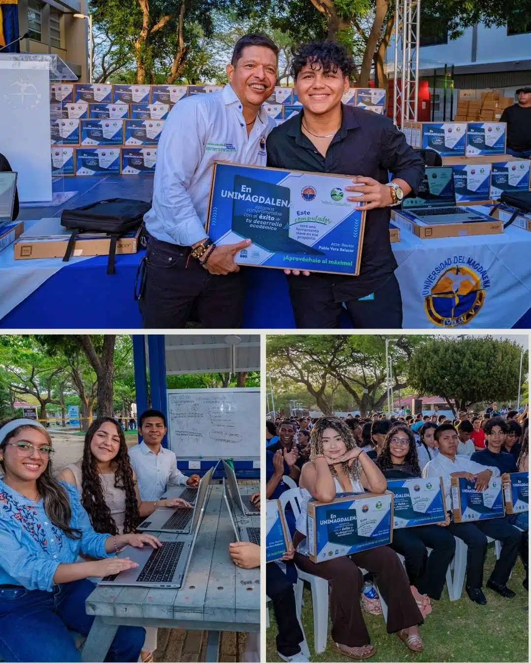 “Recibimos una herramienta que nos ayudará a disputar el futuro con esfuerzo e igualdad” Estudiantes de UNIMAGDALENA