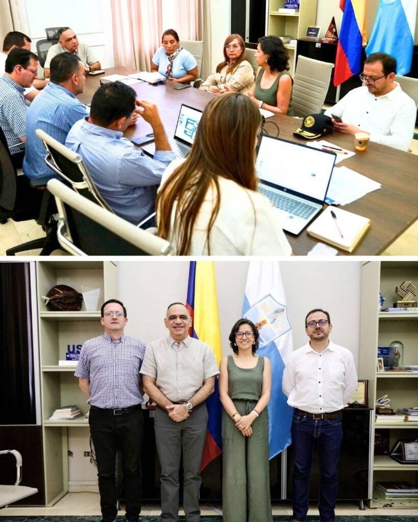 Reunión del alcalde Pinedo y la viceministra Ruth Quevedo, ratifica que solución de agua para Santa Marta, avanza
