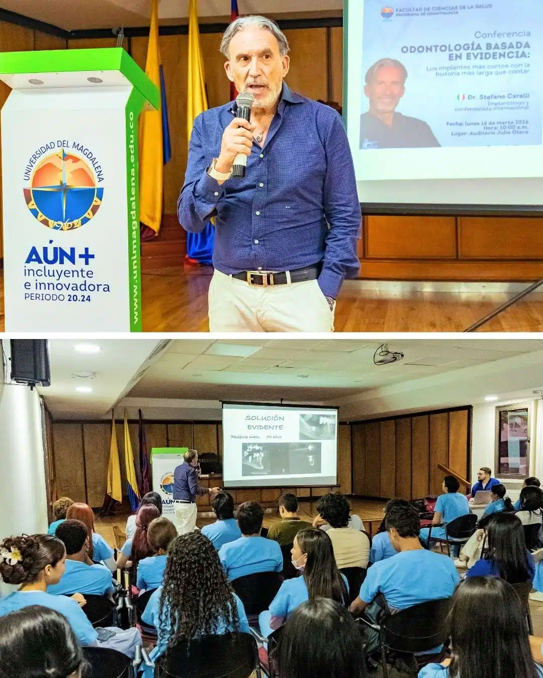UNIMAGDALENA impulsa conocimientos en implantología moderna con experto italiano