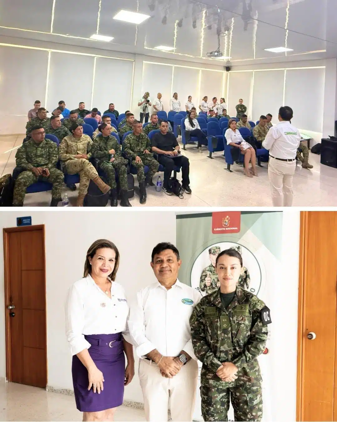 Corpamag, Unicaribe y Ejército Nacional capacitan a 30 suboficiales en conservación y sostenibilidad ambiental