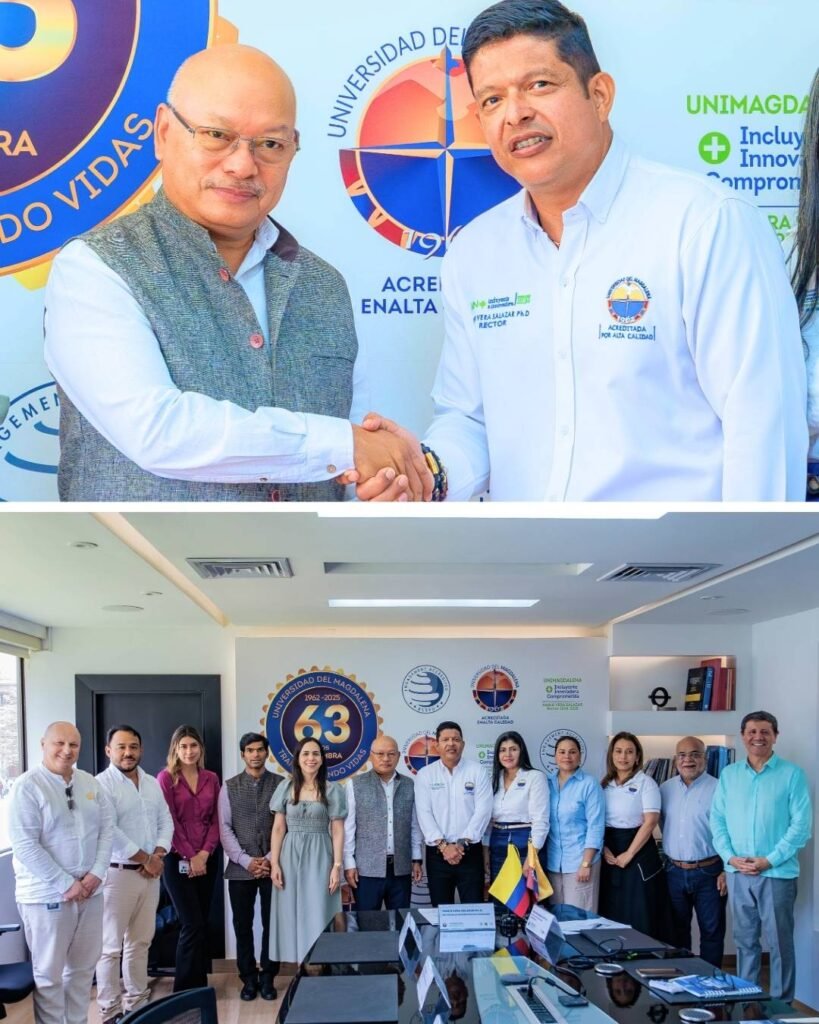 UNIMAGDALENA explora oportunidades de cooperación internacional con la India