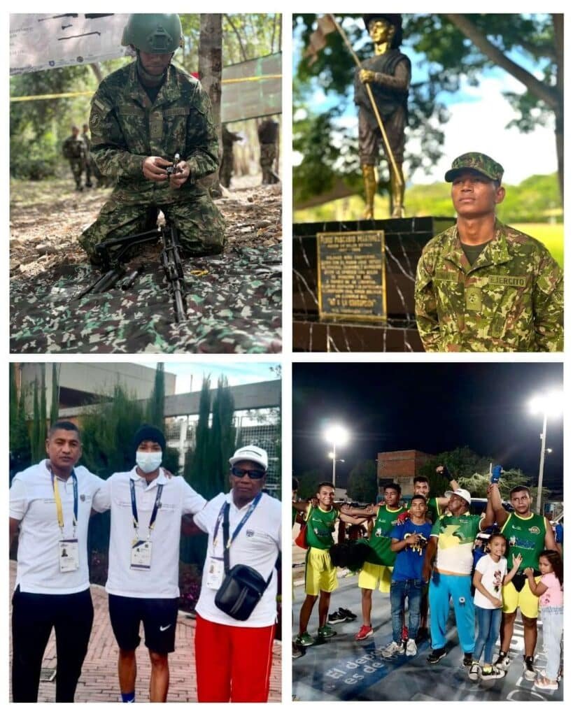 Brayan Londoño el joven magdalenense que proyecta su disciplina deportiva en el Ejército Nacional