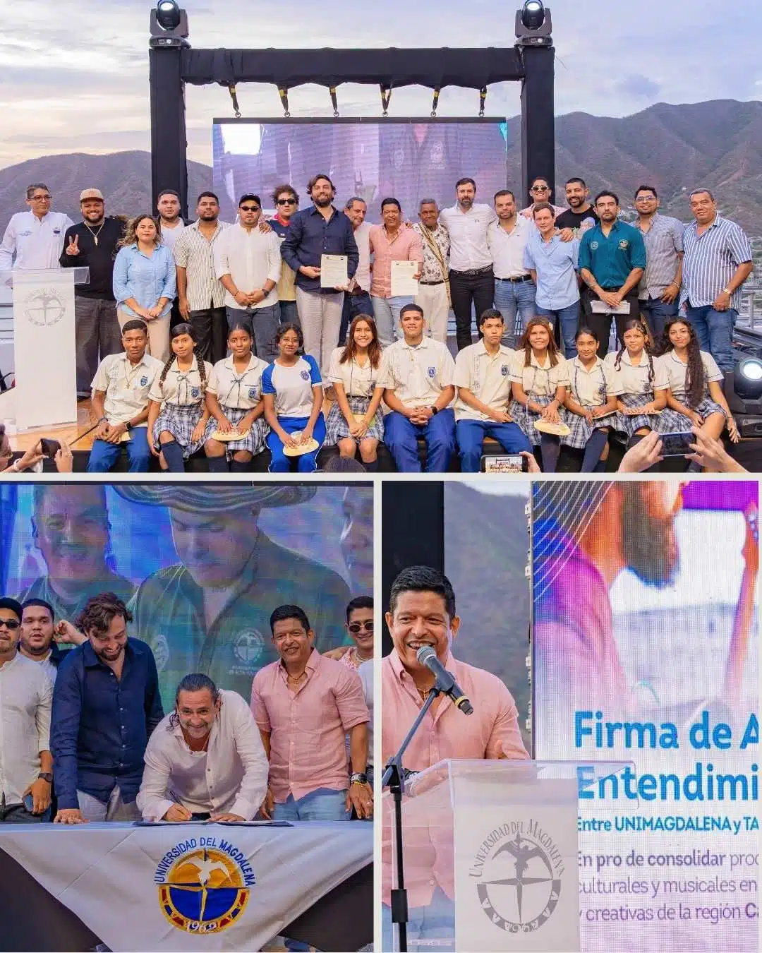 UNIMAGDALENA firma alianza para potenciar las industrias culturales y creativas del Caribe con Taganga Sounds