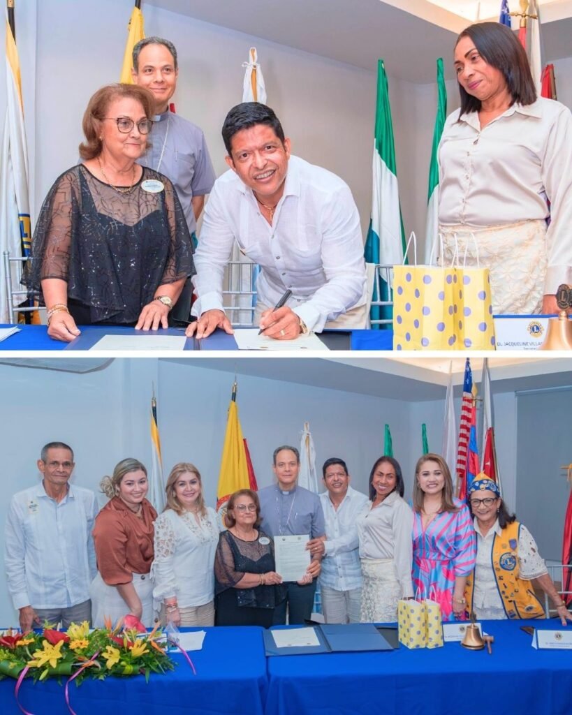 UNIMAGDALENA y Club de Leones firman convenio para fortalecer acciones sociales