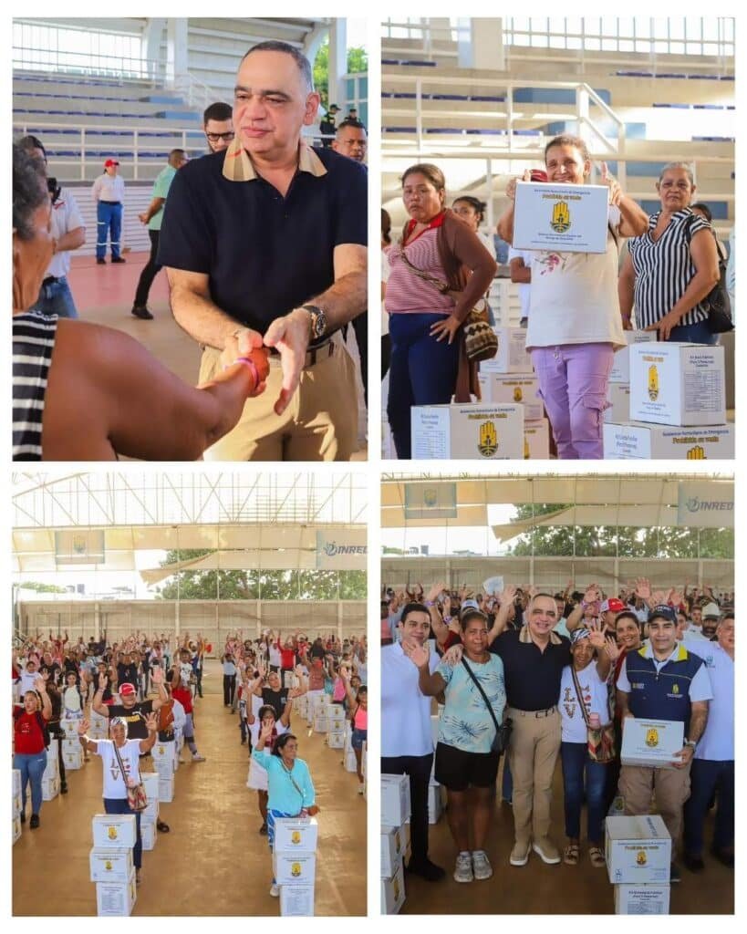 “Ustedes no están solos” Alcalde Pinedo entrega más ayudas humanitarias a familias afectadas por el frente frío