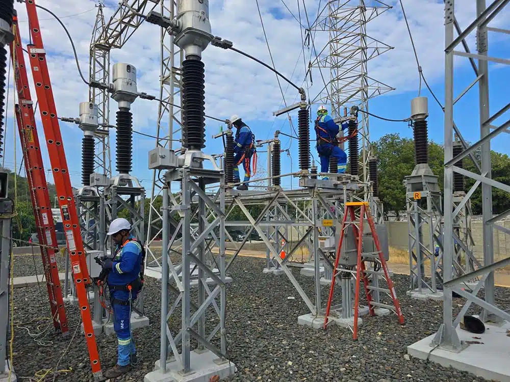 Air-e Intervenida desarrolla trabajos preventivos en la subestación Gaira