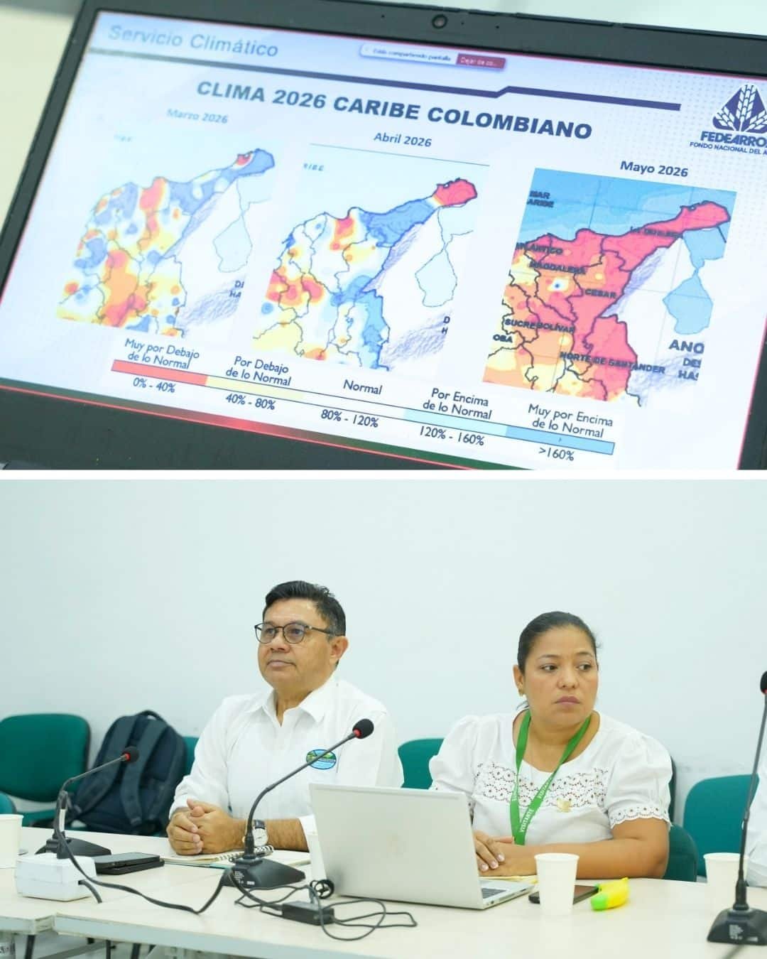 CORPAMAG y AUGURA lideraron la versión 102 de la mesa técnica agroclimática para fortalecer acciones frente al fenómeno de el niño