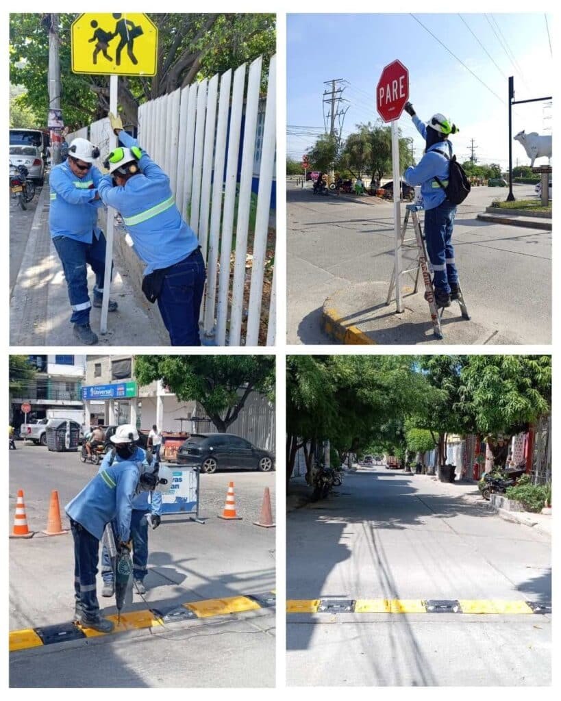 Gobierno Pinedo fortalece seguridad vial en barrios y entornos escolares