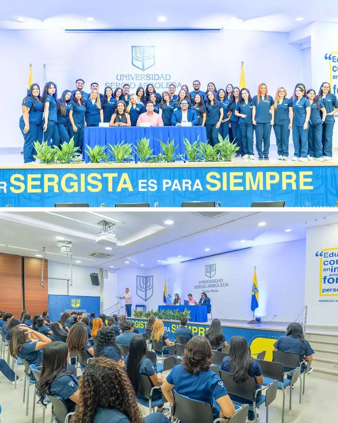Sergistas reciben insignias que simbolizan su paso al ejercicio profesional