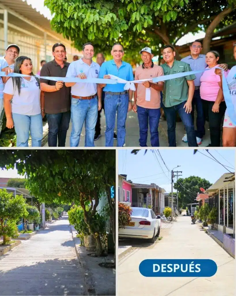 Avanza la transformación Alcalde entrega tres calles pavimentadas en Timayuí I
