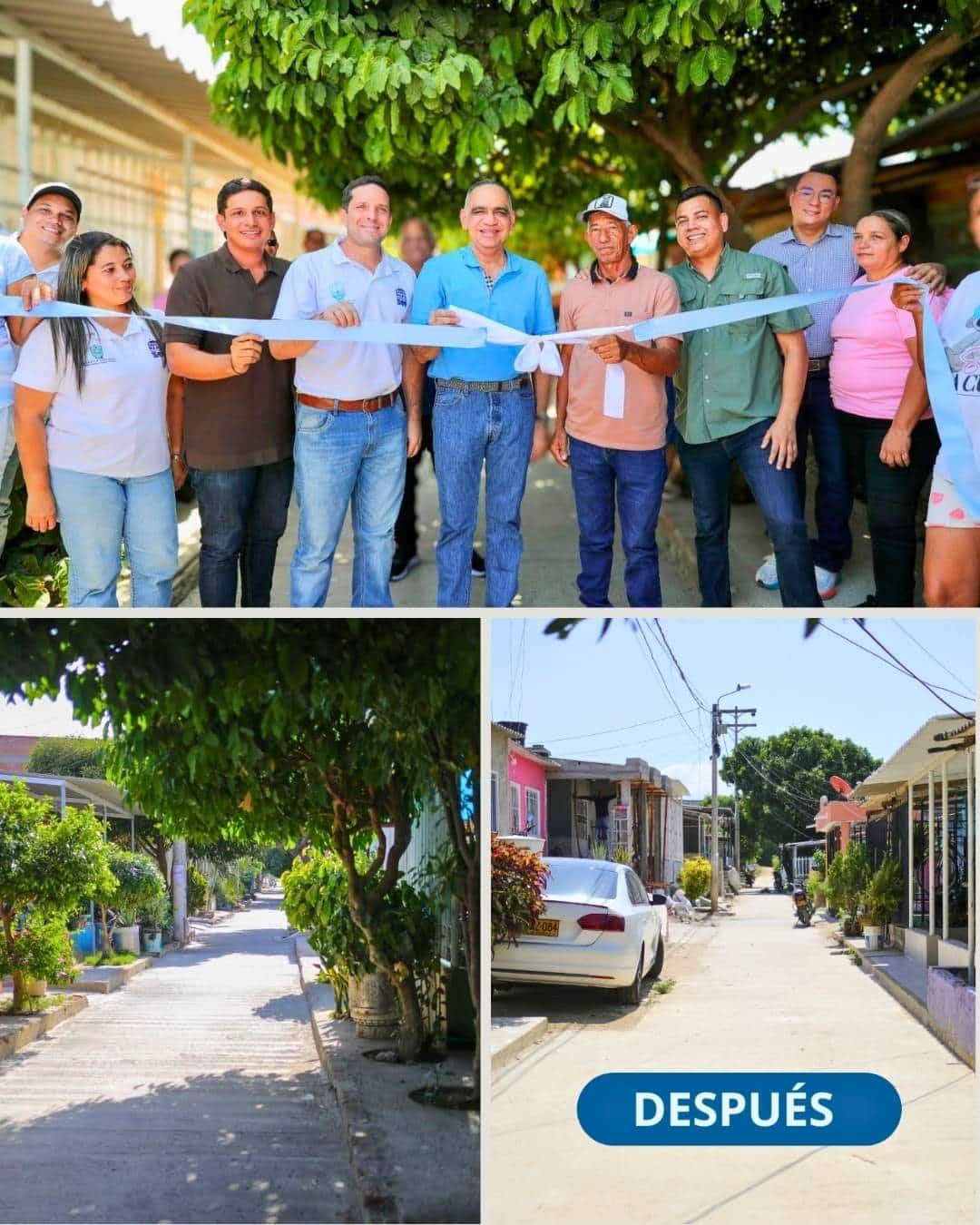 Avanza la transformación Alcalde entrega tres calles pavimentadas en Timayuí I