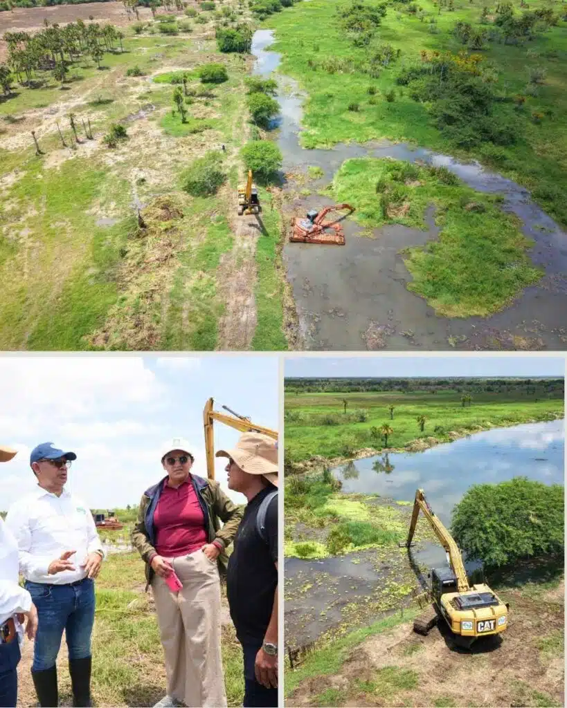 CORPAMAG continúa las acciones para la recuperación de la Ciénaga Grande con el mantenimiento del Caño Condazo