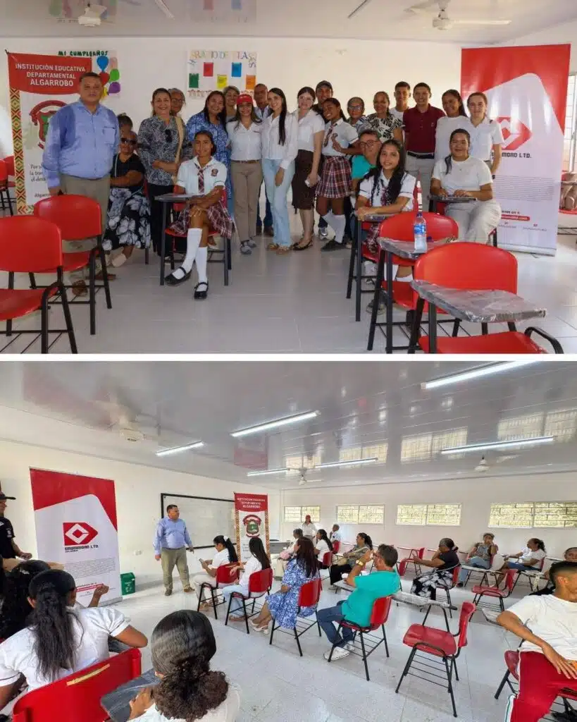 Drummond Ltd. fortalece instituciones educativas con entrega de mobiliario y dotación escolar