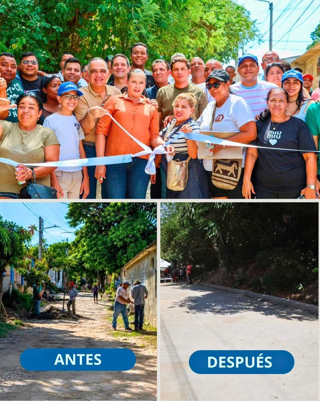 La ruralidad se transforma Alcalde Pinedo entrega placa huella en Bonda