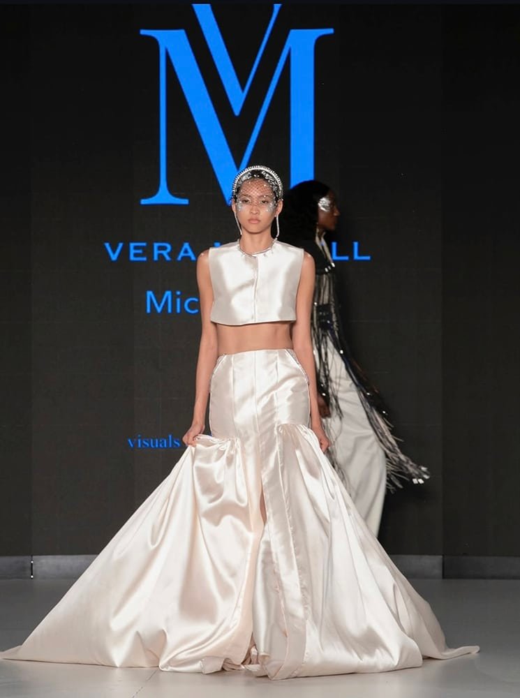 Sergista se destacó como modelo en la semana de la moda más importante del país