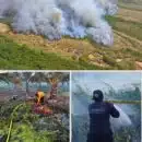 Corpamag y bomberos refuerzan acciones para prevenir y atender incendios en la Ciénaga Grande y en el Vía Parque Isla de Salamanca