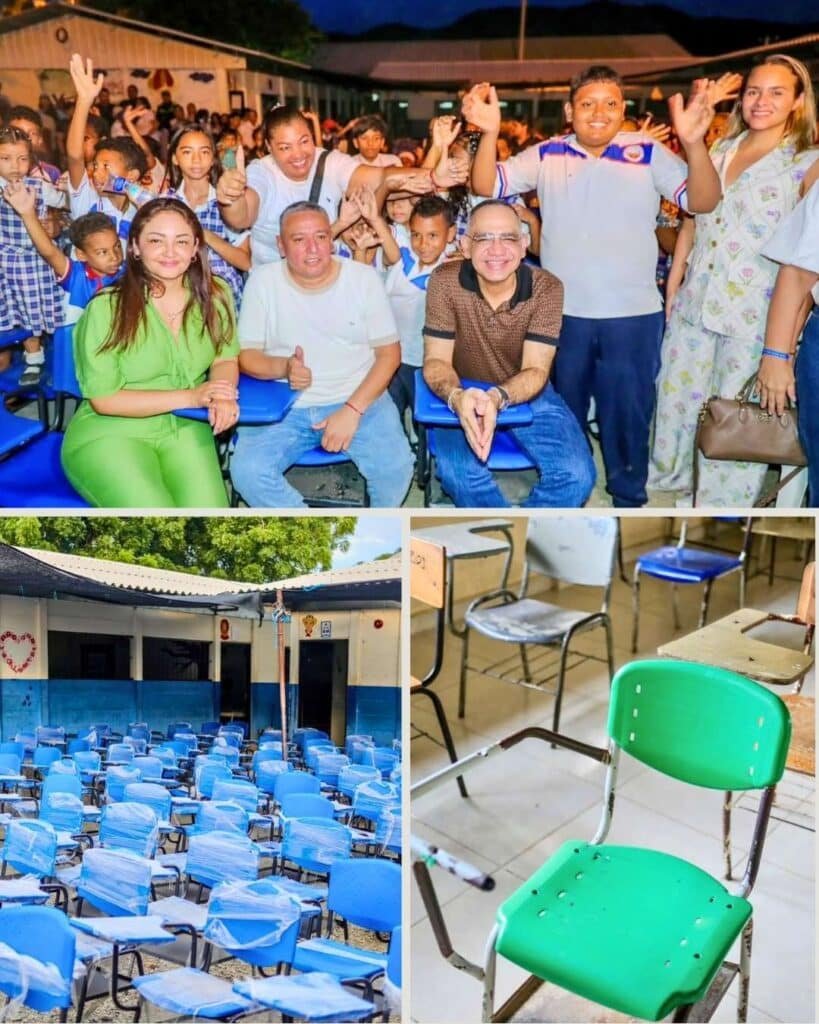 Alcalde Pinedo llevó la Ruta de pupitres a la IED Ondas del Caribe