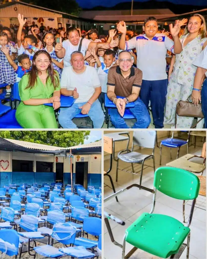 Alcalde Pinedo llevó la Ruta de pupitres a la IED Ondas del Caribe