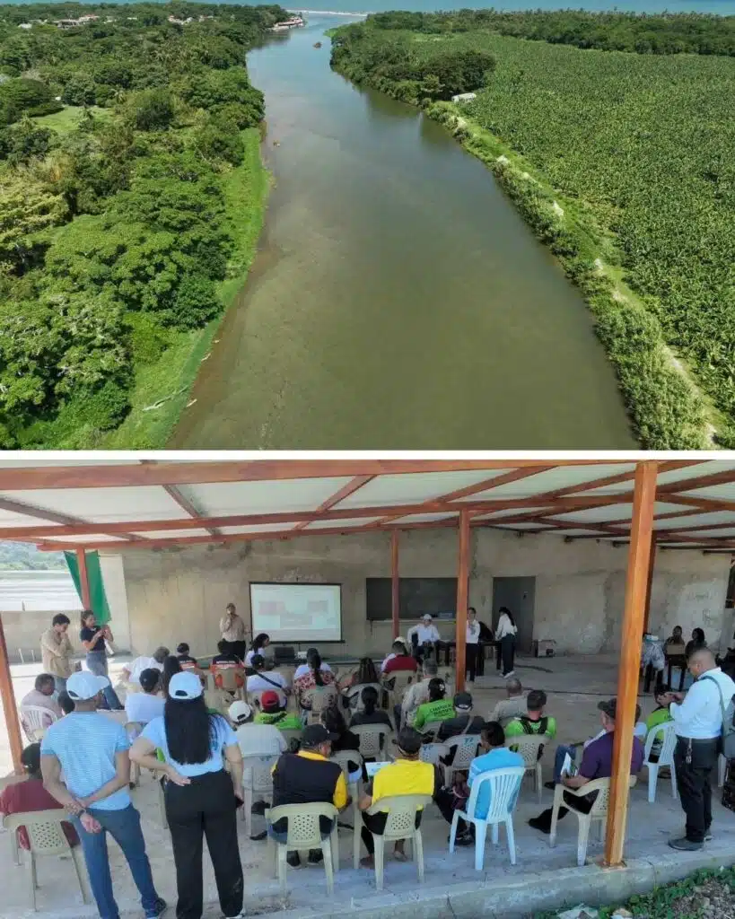 Corpamag presentó proyecto que intervendrá 800 metros del Río Buritaca para reducir el riesgo de inundaciones