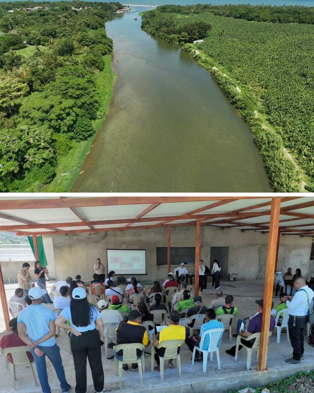 Corpamag presentó proyecto que intervendrá 800 metros del Río Buritaca para reducir el riesgo de inundaciones
