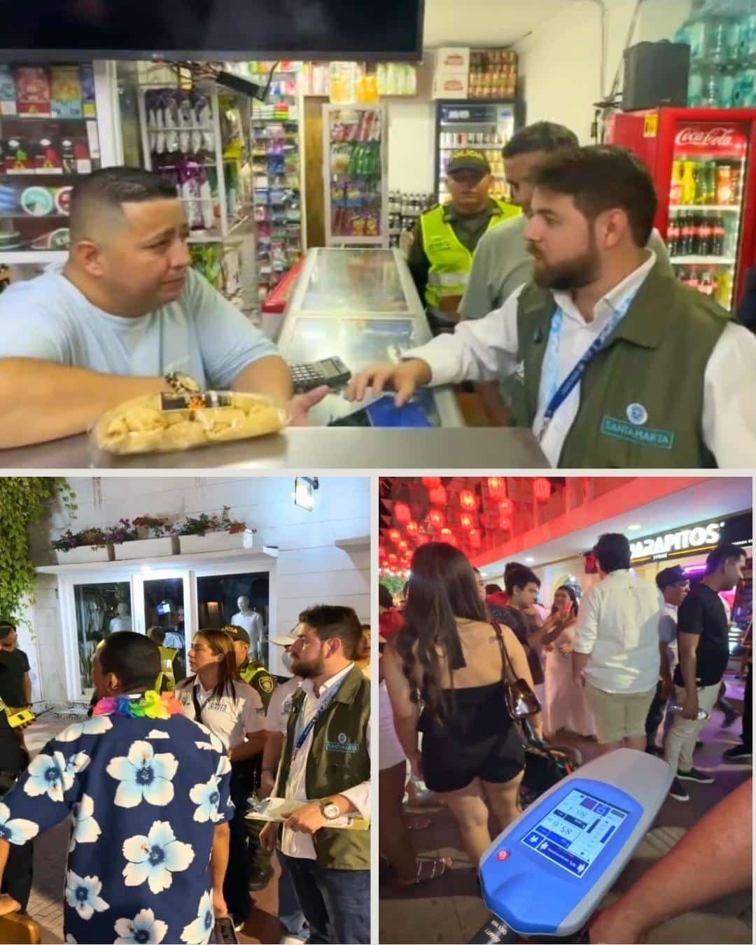 El DADSA intensifica controles contra el ruido en zonas turísticas, comerciales y residenciales de Santa Marta