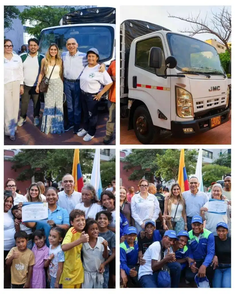 Gobierno Pinedo entrega vehículos y más de $3.300 millones para fortalecer a las asociaciones de recicladores