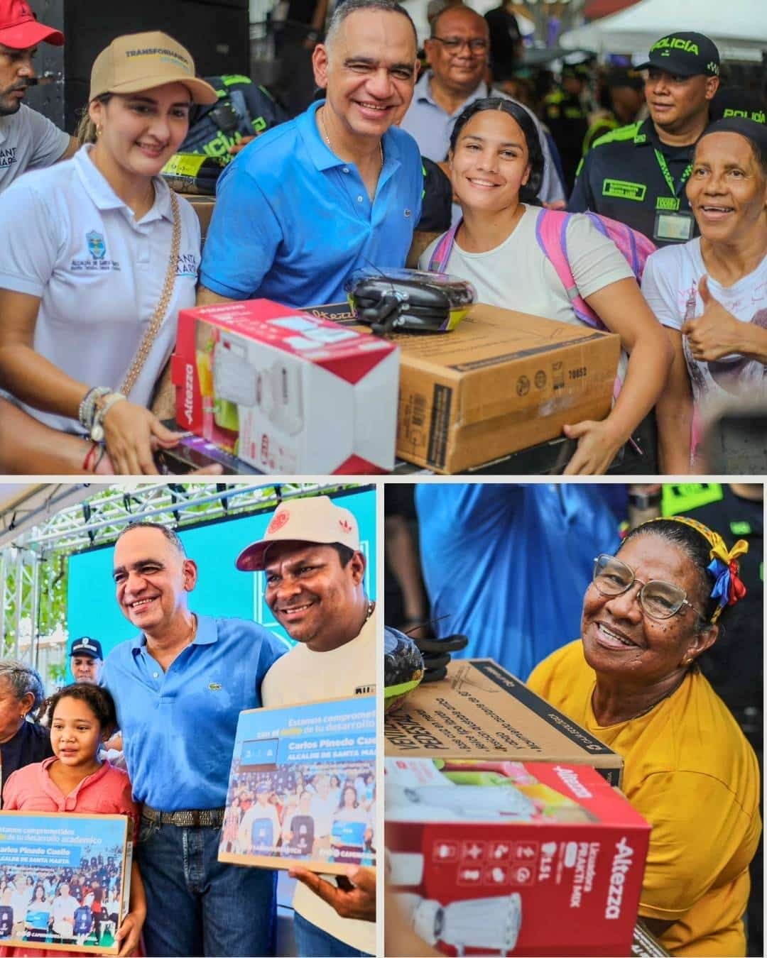 Más de 250 familias reciben ayudas durante jornada de Alcaldía al Barrio en Luz del Mundo
